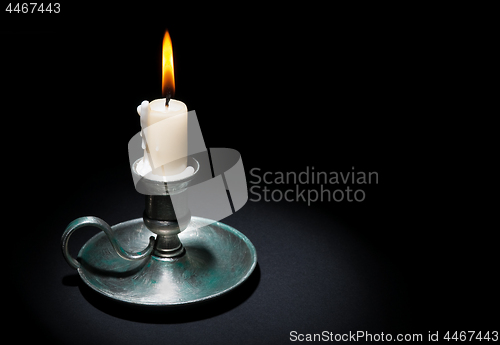 Image of Lighted Candle