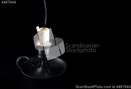 Image of extinguished candle