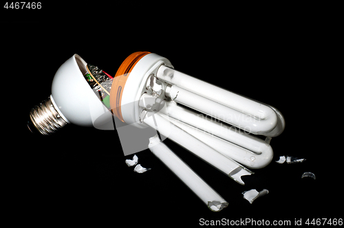 Image of energy saving lamp.