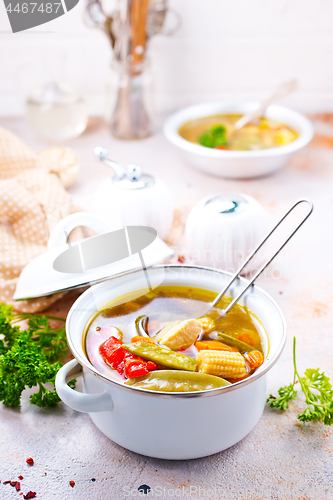 Image of vegetable soup