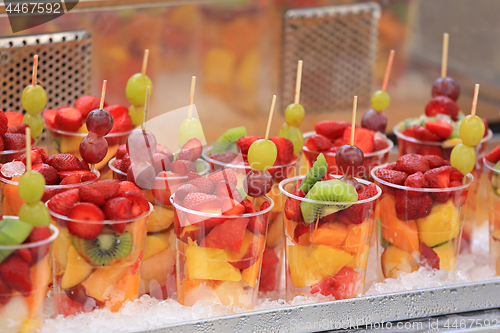 Image of Fruits in Cups