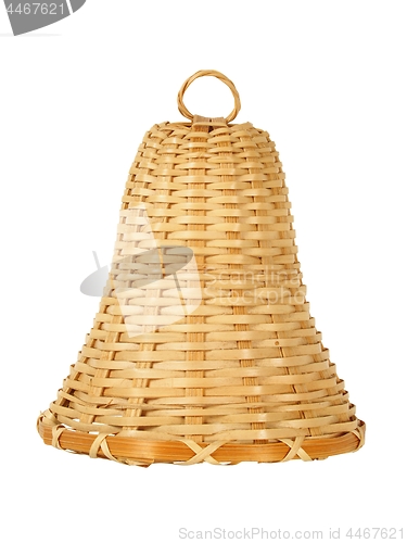 Image of Wicker bell on white