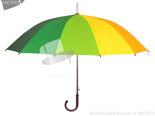 Image of Rainbow umbrella on white