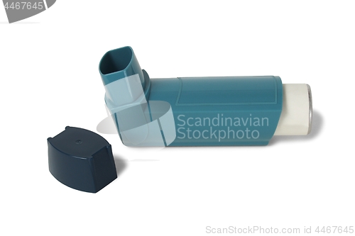 Image of Asthma inhaler on white