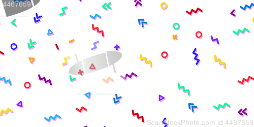 Image of 80s background. White color retro