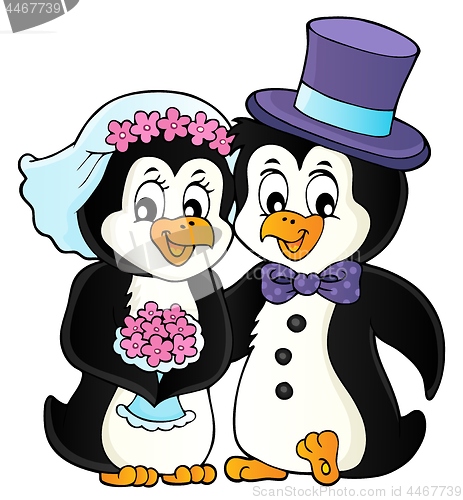 Image of Penguin wedding theme image 1