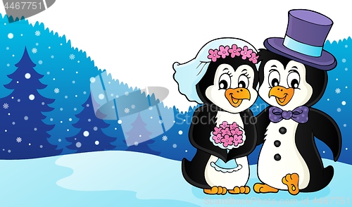 Image of Penguin wedding theme image 3