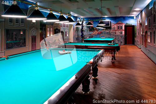 Image of billiard tables