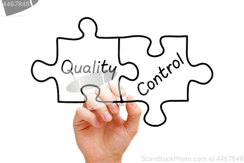 Image of Quality Control Jigsaw Puzzle Concept