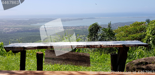 Image of The table and the view