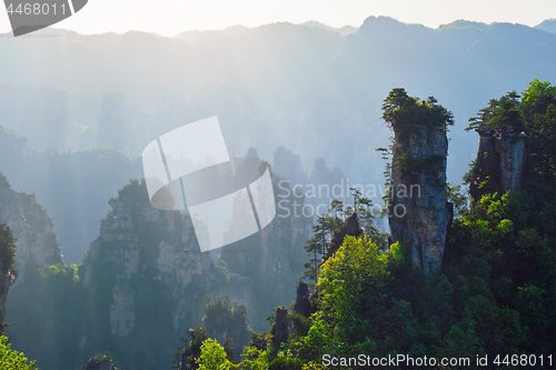 Image of Zhangjiajie mountains, China