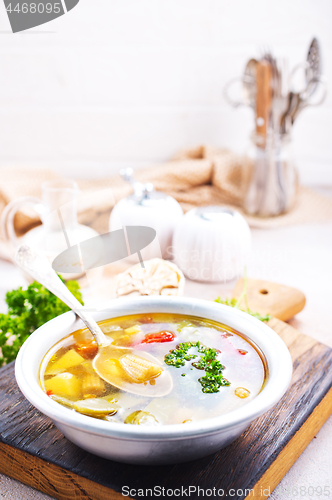 Image of vegetable soup
