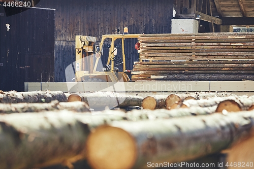 Image of Timber at the sawmill