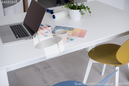 Image of laptop on the table