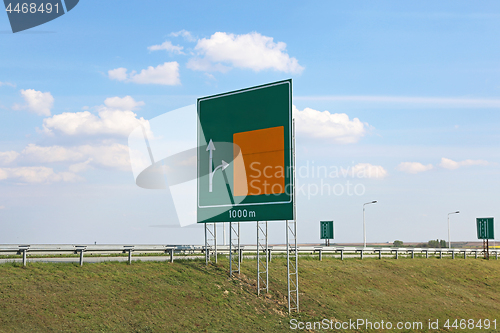 Image of Advance Directional Sign