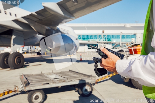 Image of Preparation of the airplane