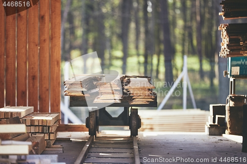 Image of Planks at the sawmill