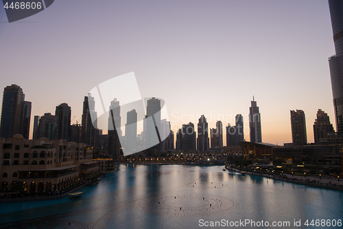 Image of musical fountain in Dubai