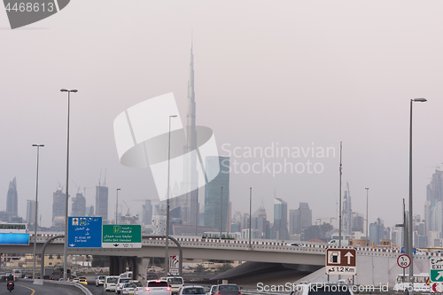 Image of Dubai traffic jam