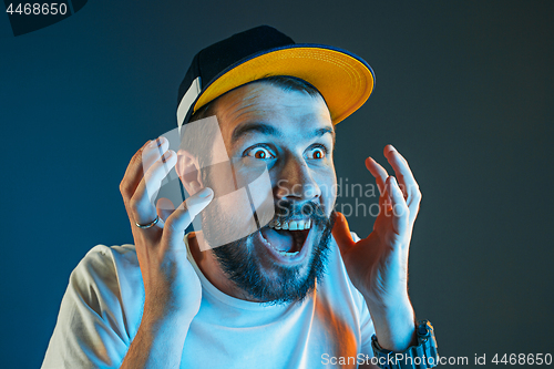 Image of The anger and screaming man