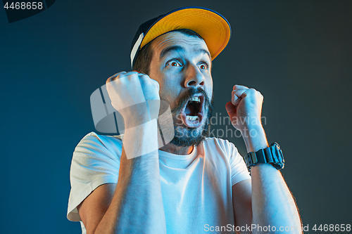 Image of The anger and screaming man