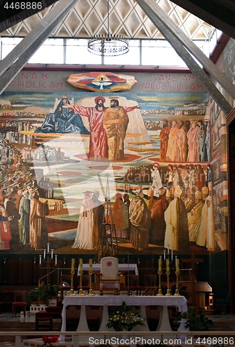 Image of The altar in the Basilica of the Annunciation