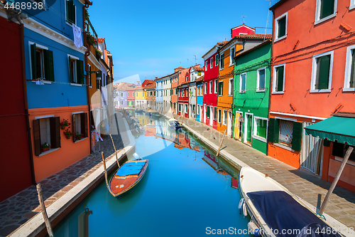 Image of Bright Burano cityscape