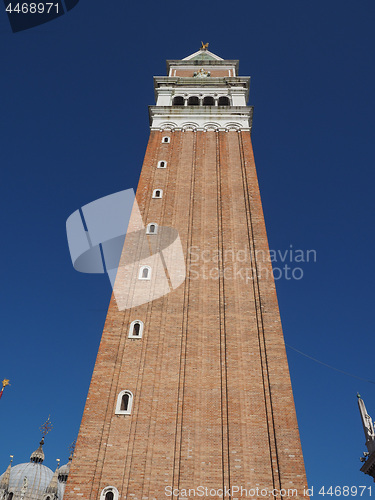 Image of St Mark campanile in Venice