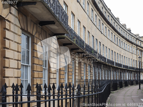 Image of Norfolk Crescent row of terraced houses in Bath