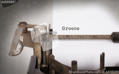 Image of Old typewriter - Greece