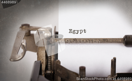 Image of Old typewriter - Egypt