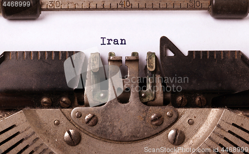 Image of Old typewriter - Iran