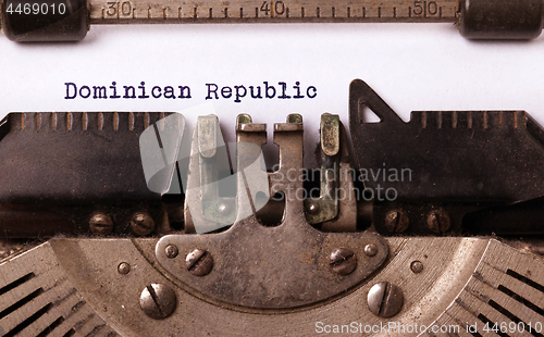 Image of Old typewriter - Dominican Republic