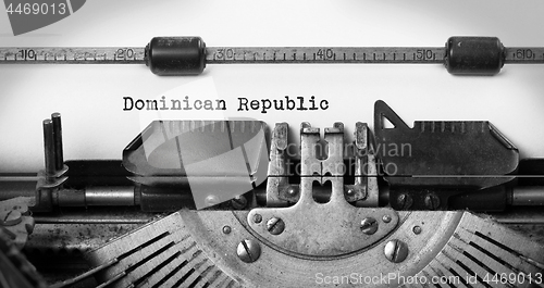 Image of Old typewriter - Dominican Republic