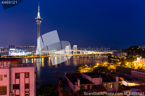 Image of Macau cityscape night