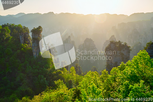 Image of Zhangjiajie mountains, China