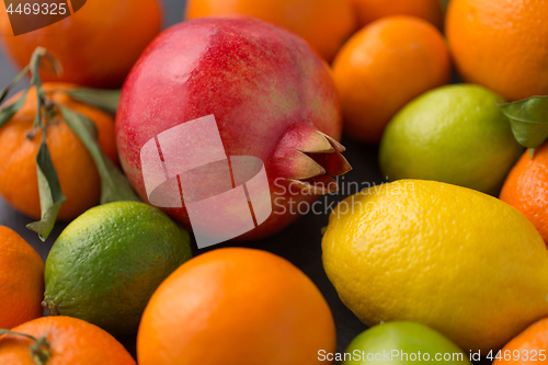 Image of close up of citrus fruits