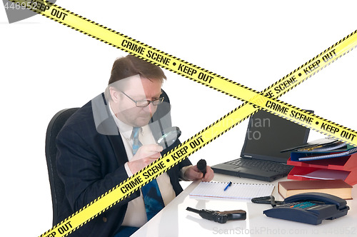 Image of CSI crime scene investigator