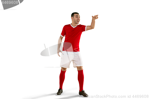 Image of unhappy soccer or football player