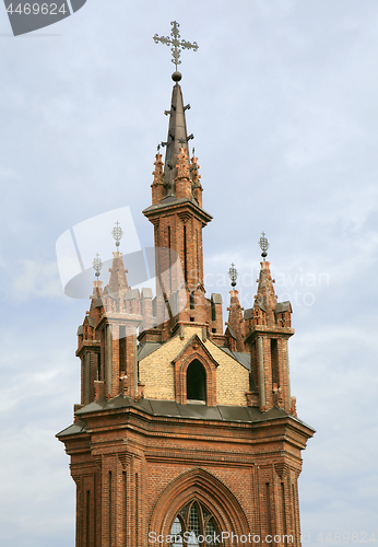 Image of St. Anna's Church in Vilnius, Lithuania