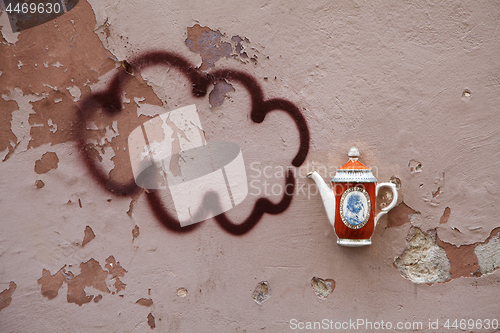 Image of Teapot in the wall, Vilnius
