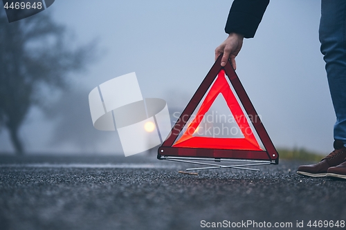 Image of Traffic problem in thick fog