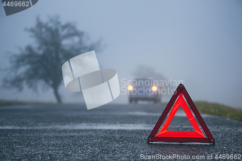 Image of Traffic problem in thick fog