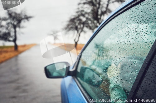 Image of Rainy day on the road