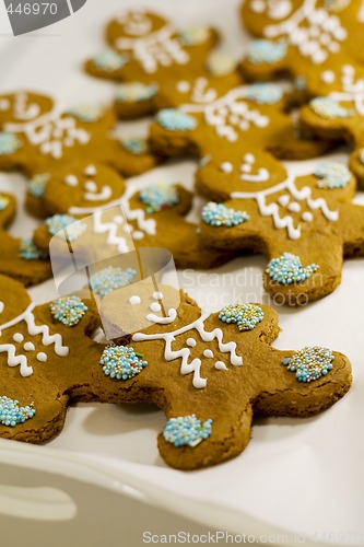 Image of gingerbread men cookies