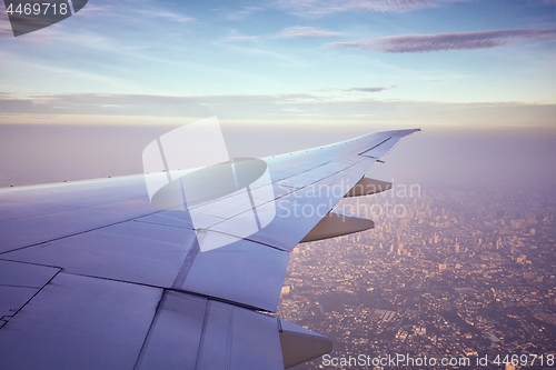 Image of Wing of the airplane