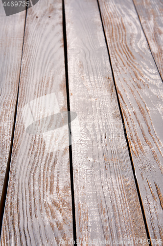 Image of Vertical perspective of wooden rough planks texture