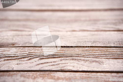 Image of Horizontal perspective of wooden rough planks texture