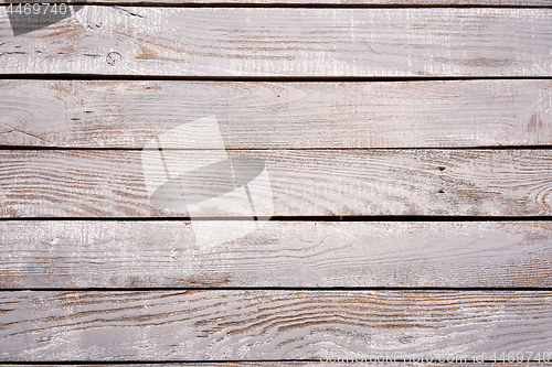 Image of Top view background of wooden rough planks texture