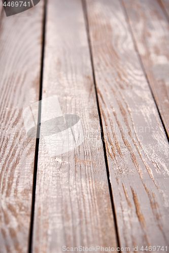 Image of Vertical perspective of wooden rough planks texture